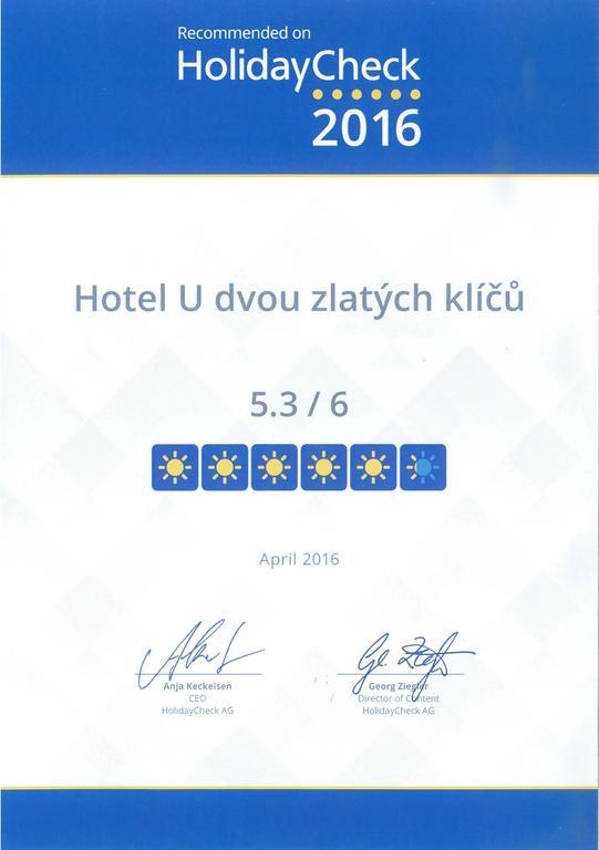 Hotell U Dvou Zlatych Klicu